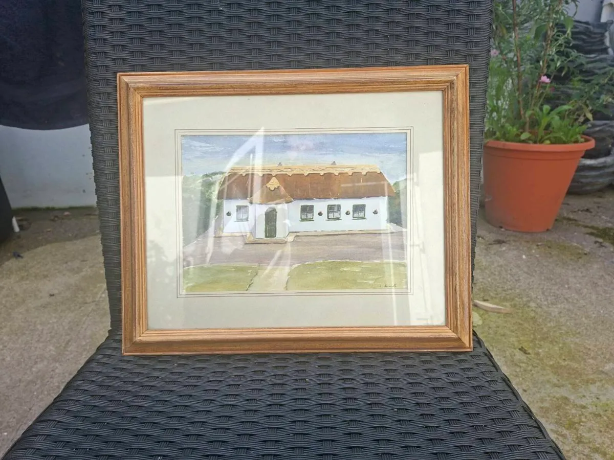 Lovely Irish Cottage Watercolour Painting - Image 2