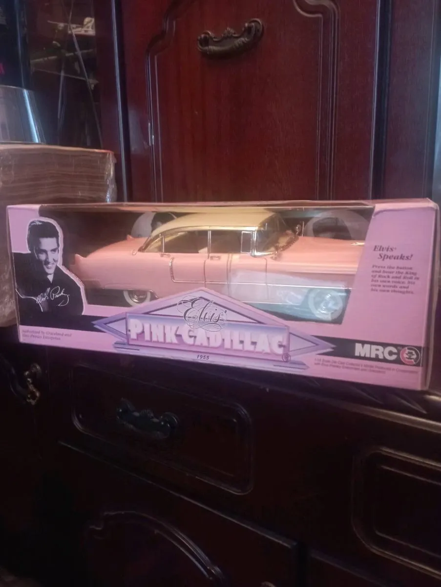 MRC ELVIS PRESLEY PINK CADILLACS CAR1-18 SCALE - Image 2