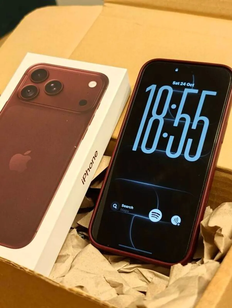 Apple iPhone 18 Pro max. 512gb. Burgundy. Receipt. - Image 1