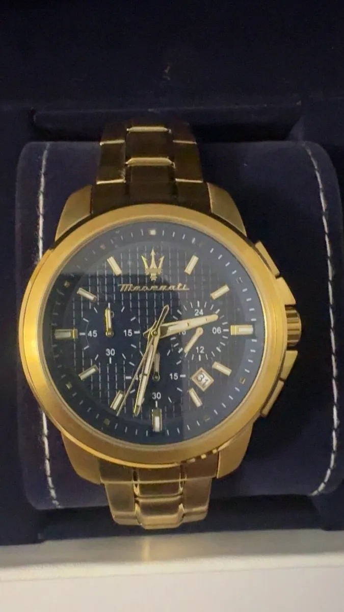 *new* Maserati gold Watch - Image 2