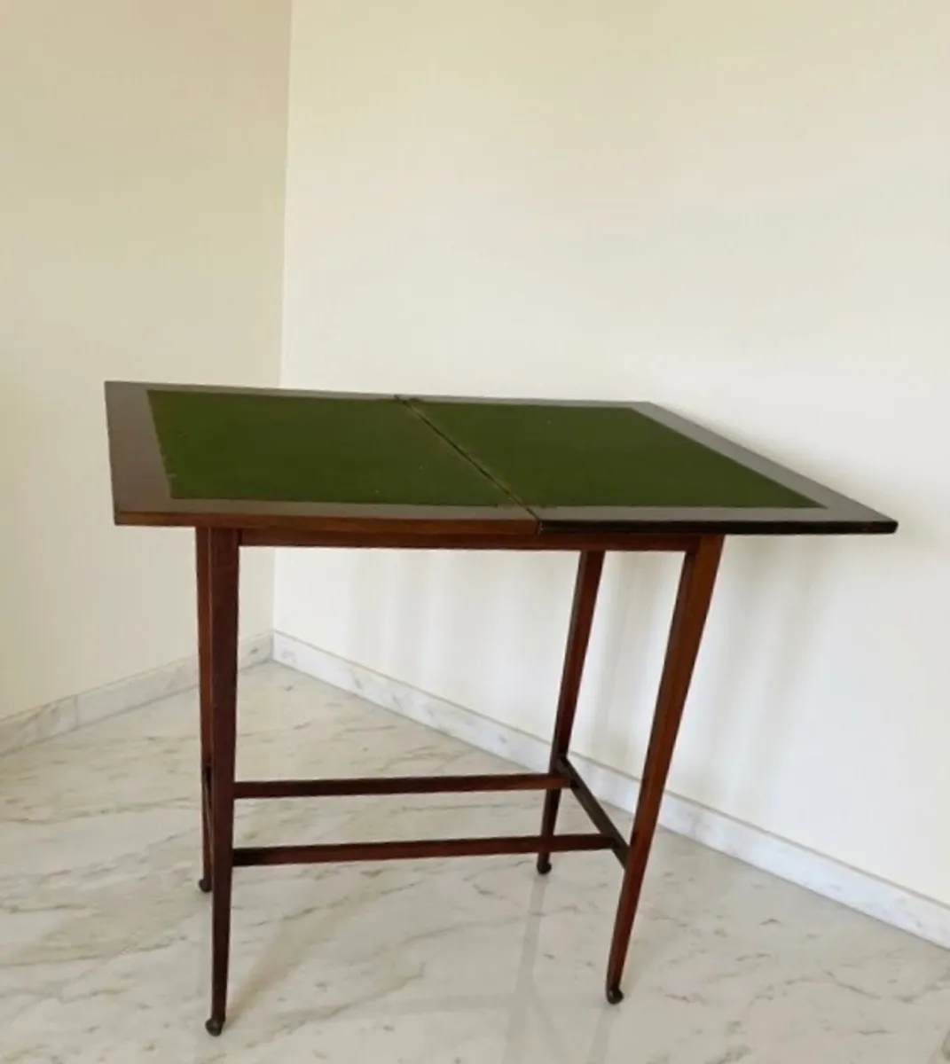 Edwardian Queen Anne cards table - Image 3