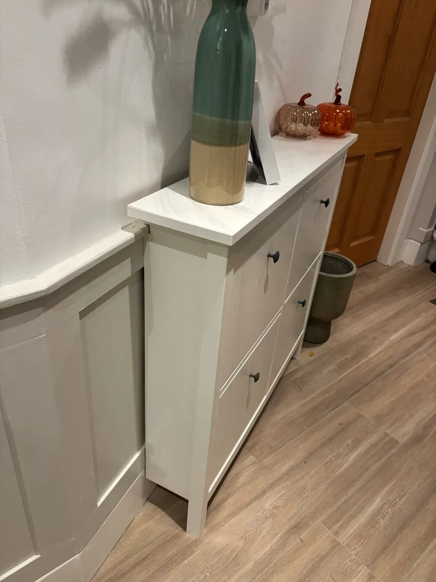 White shoe cabinet - Image 4