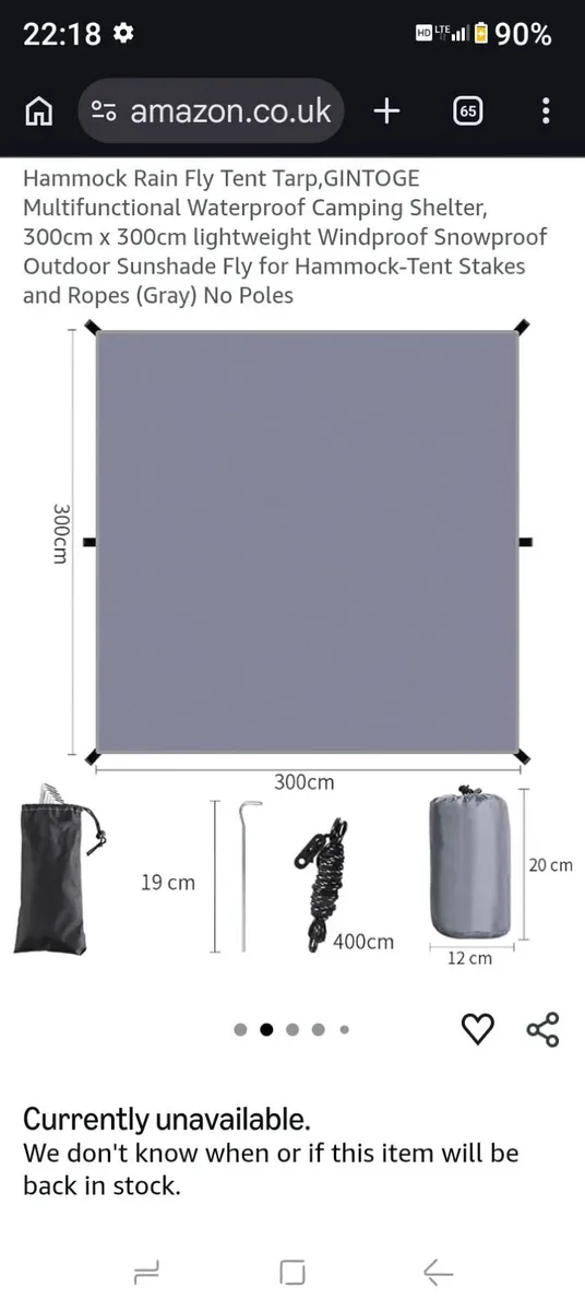 Rainfly tarp - Image 2
