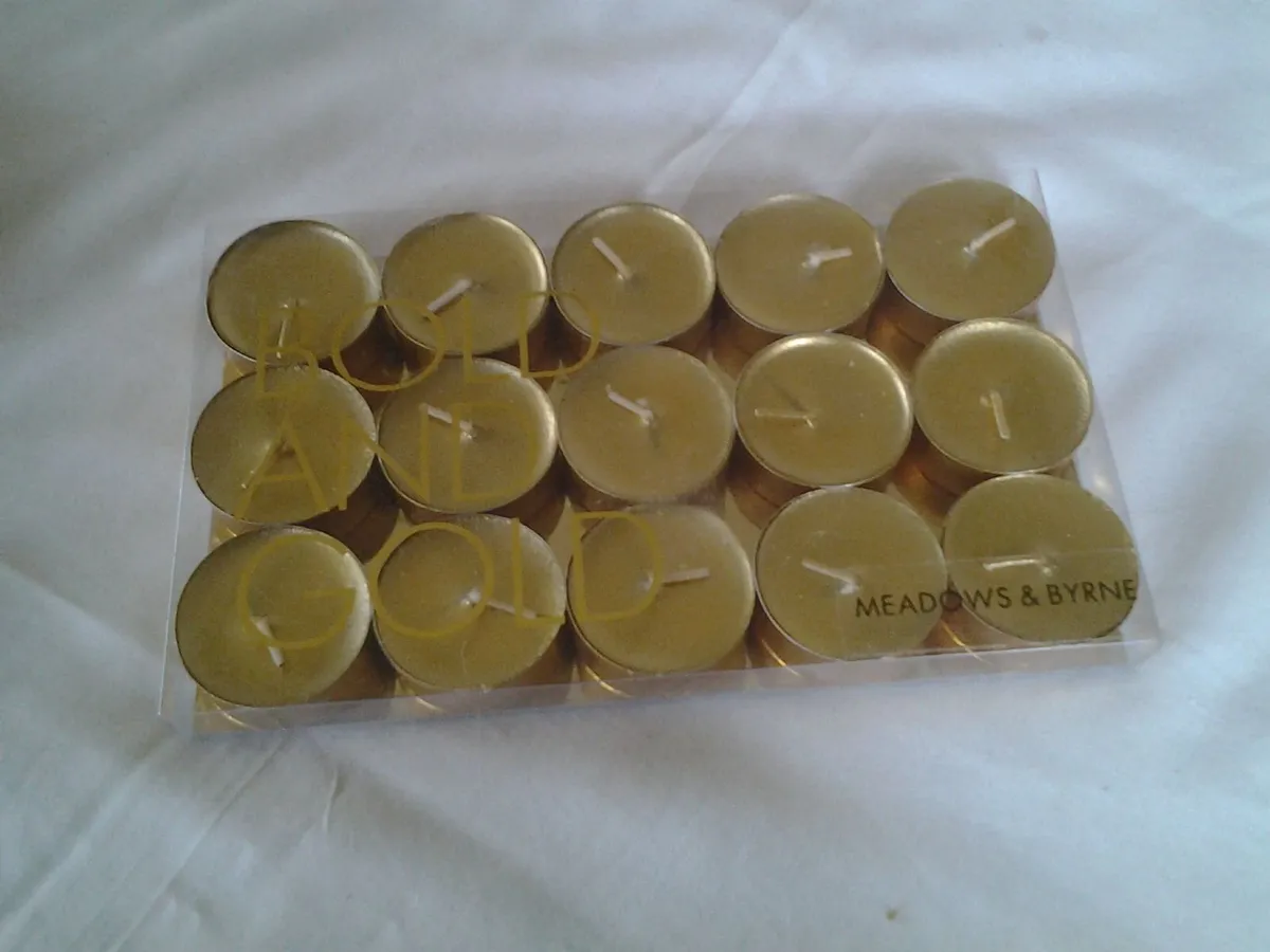 Meadows & Byrne Gold Tealights for Sale
