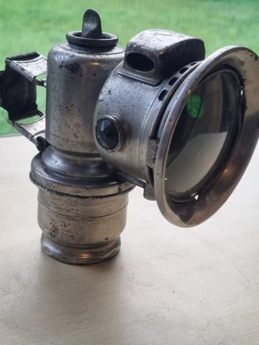 Carbide (acetylene) lamp made by Joseph  Lucas - Image 1