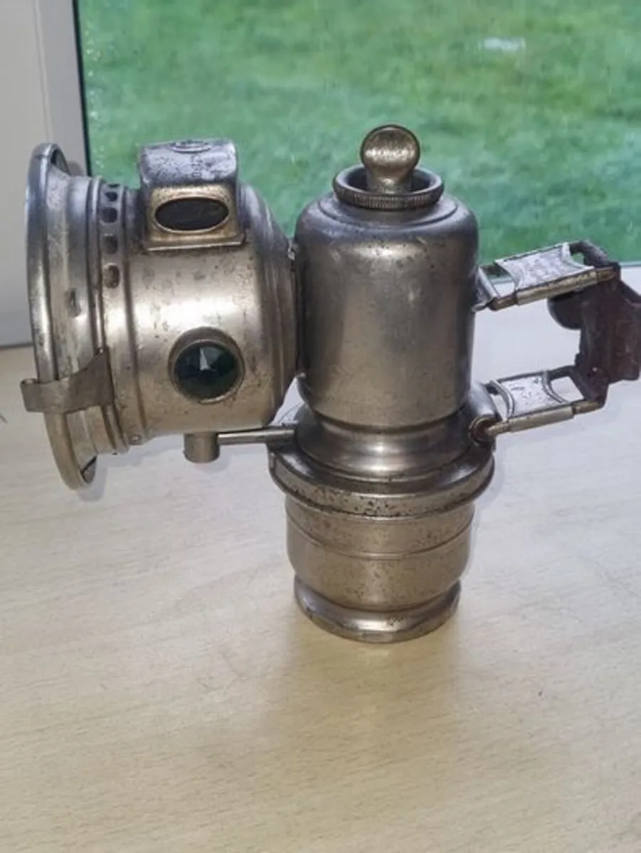 Carbide (acetylene) lamp made by Joseph  Lucas - Image 4