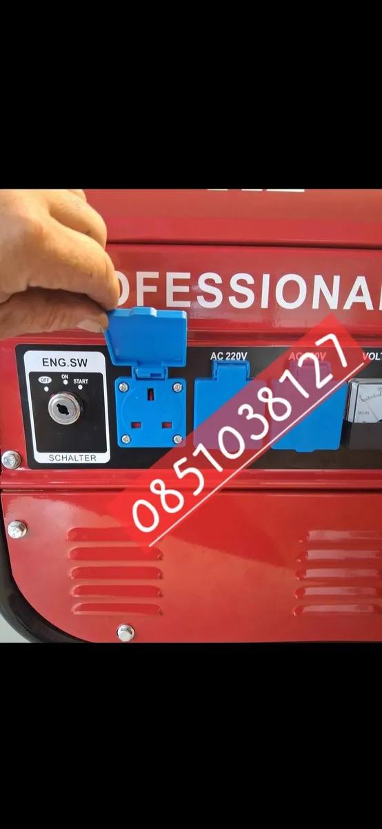 8.5kva petrol generators/ irish outputs - Image 1
