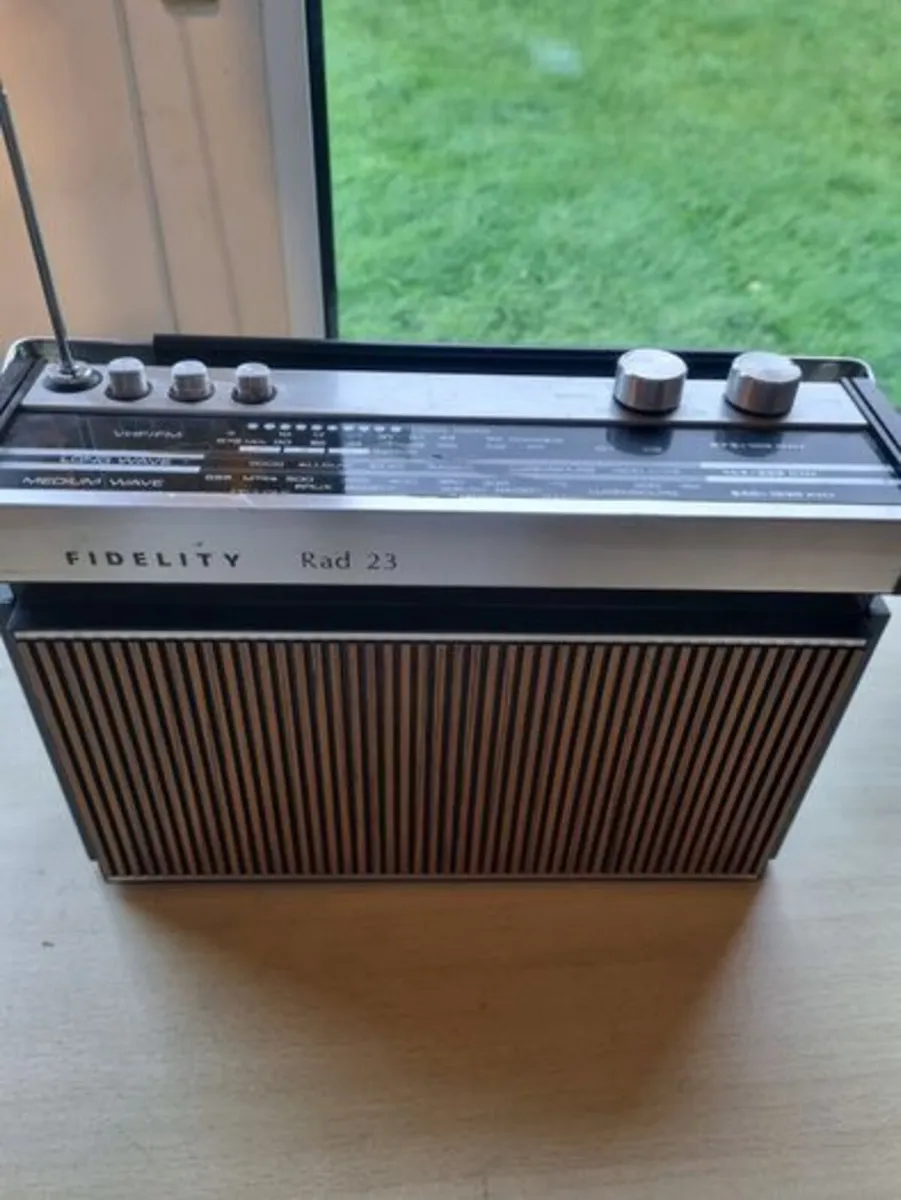 Fidelity Rad 23,a classic British transistor radio - Image 1