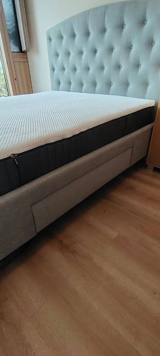 King Size Upholstered Bed Frame - Image 4