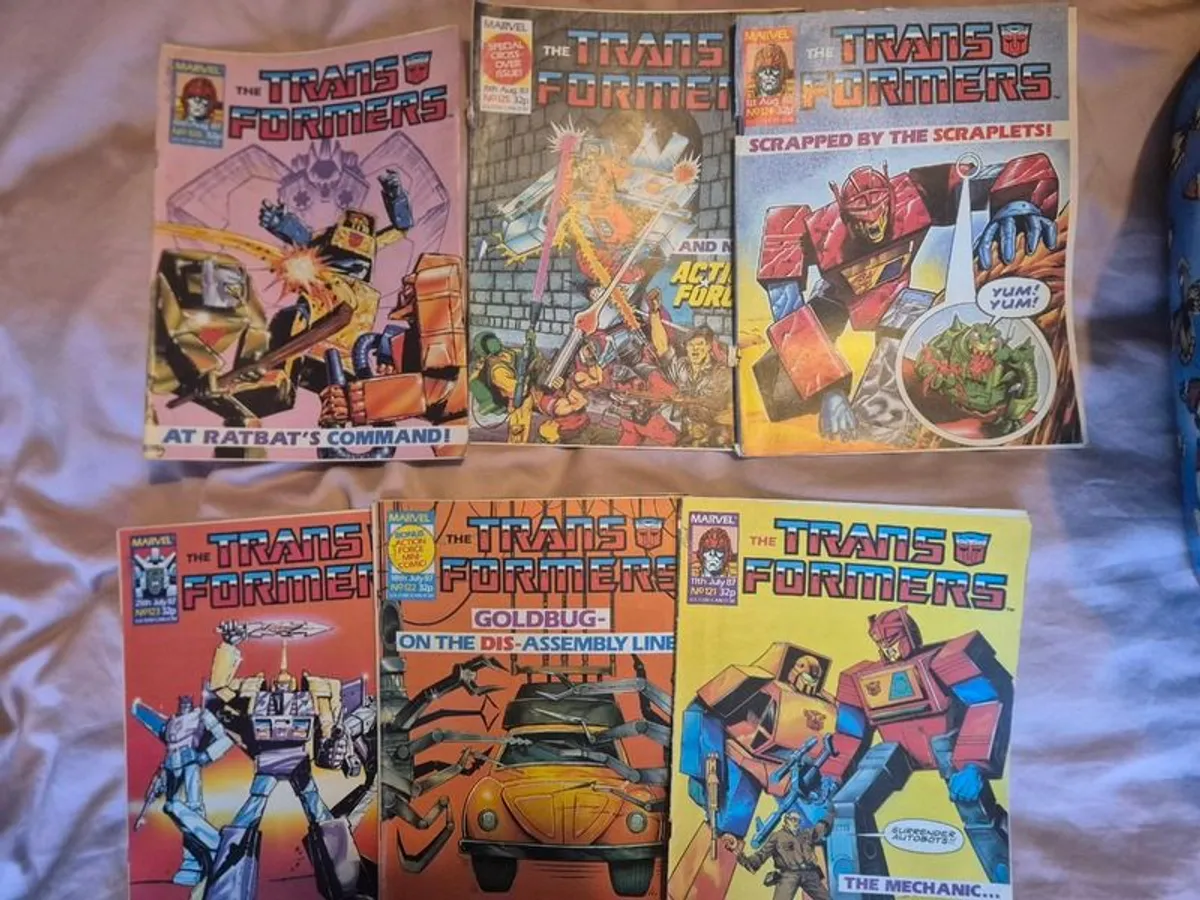 Vintage Marvel UK Transformers Comics 1980s  115 plus Issues  Annuals and Specials  Job Lot - Image 4