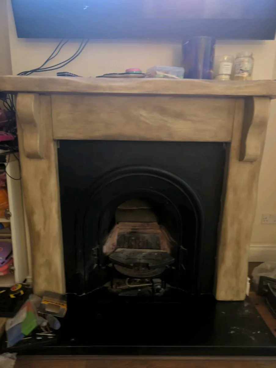 Cast iron fireplace surround - Image 1