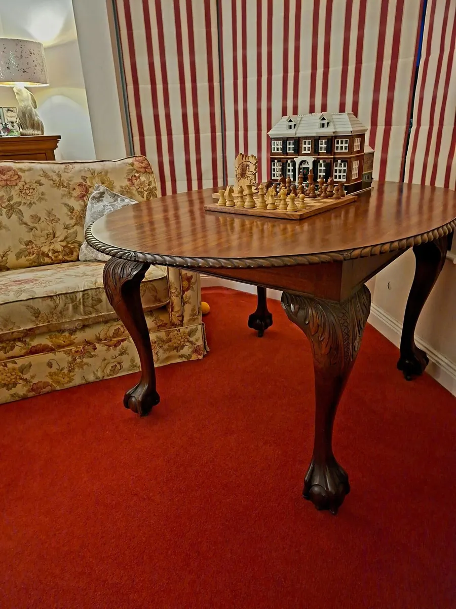 Complete Antique Mahogany Dining Suite - Image 1