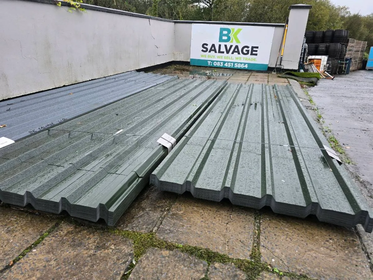 NEW BOX PROFILE ROOF SHEETING – JUNIPER GREEN - Image 4