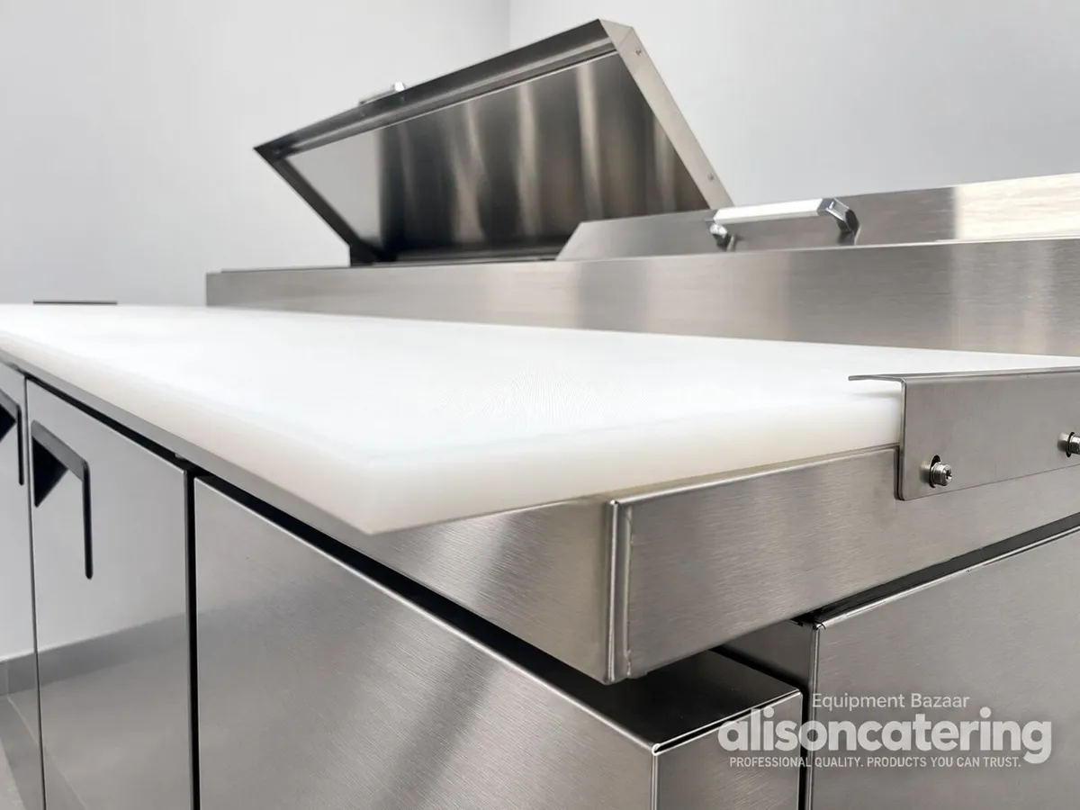 Atosa 2-Door Pizza Prep Fridge 566L - 1.7m - Image 3