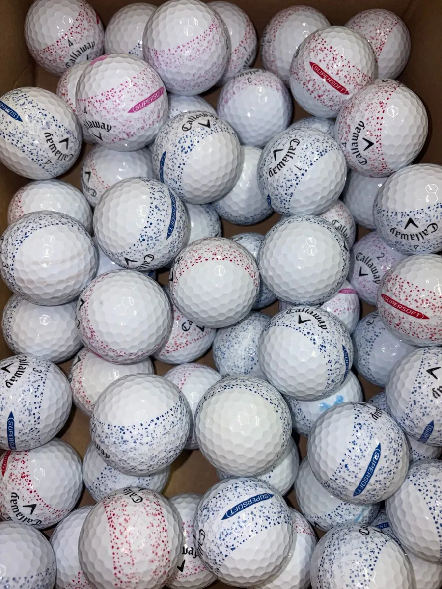 Callaway Supersoft Splatter Golf Balls Grade A