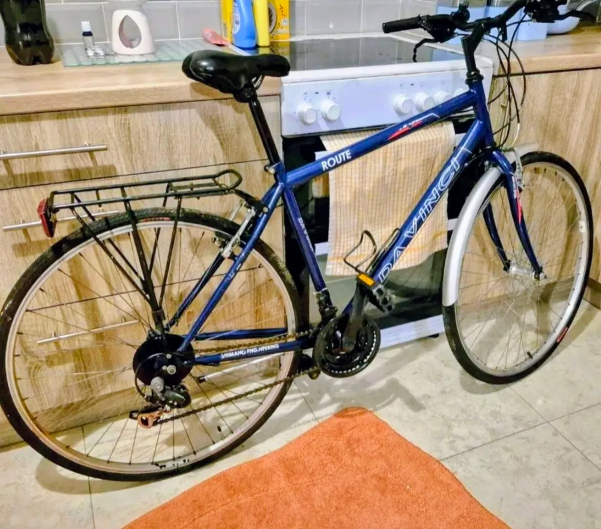 ADULTS BIKE DAWES MOJAVE BLUE 20” FRAME BRAKES - Image 1