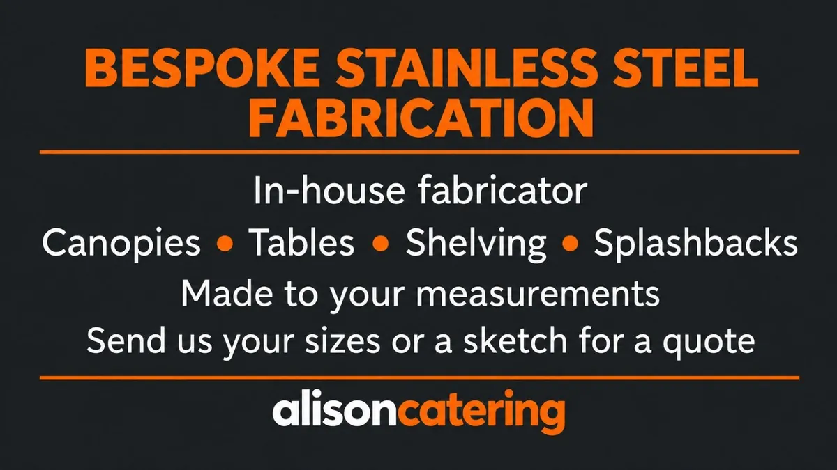 Extraction Canopies & Bespoke Stainless Steel - Image 4
