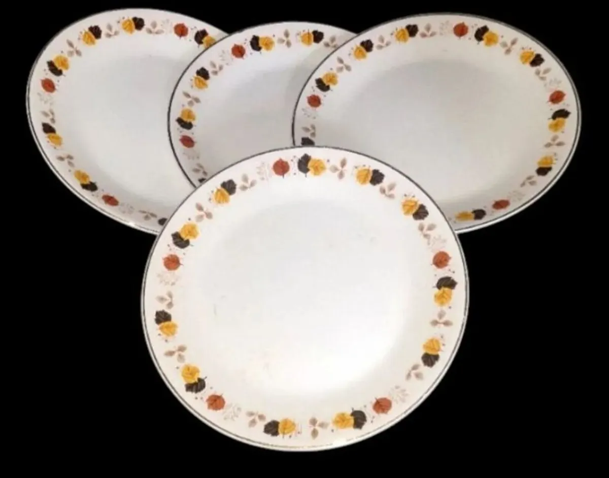 Vintage Arklow Pottery"Autumn Leaves"Plates Small - Image 1
