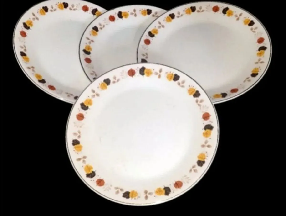 Vintage Arklow Pottery"Autumn Leaves"Plates Small - Image 4