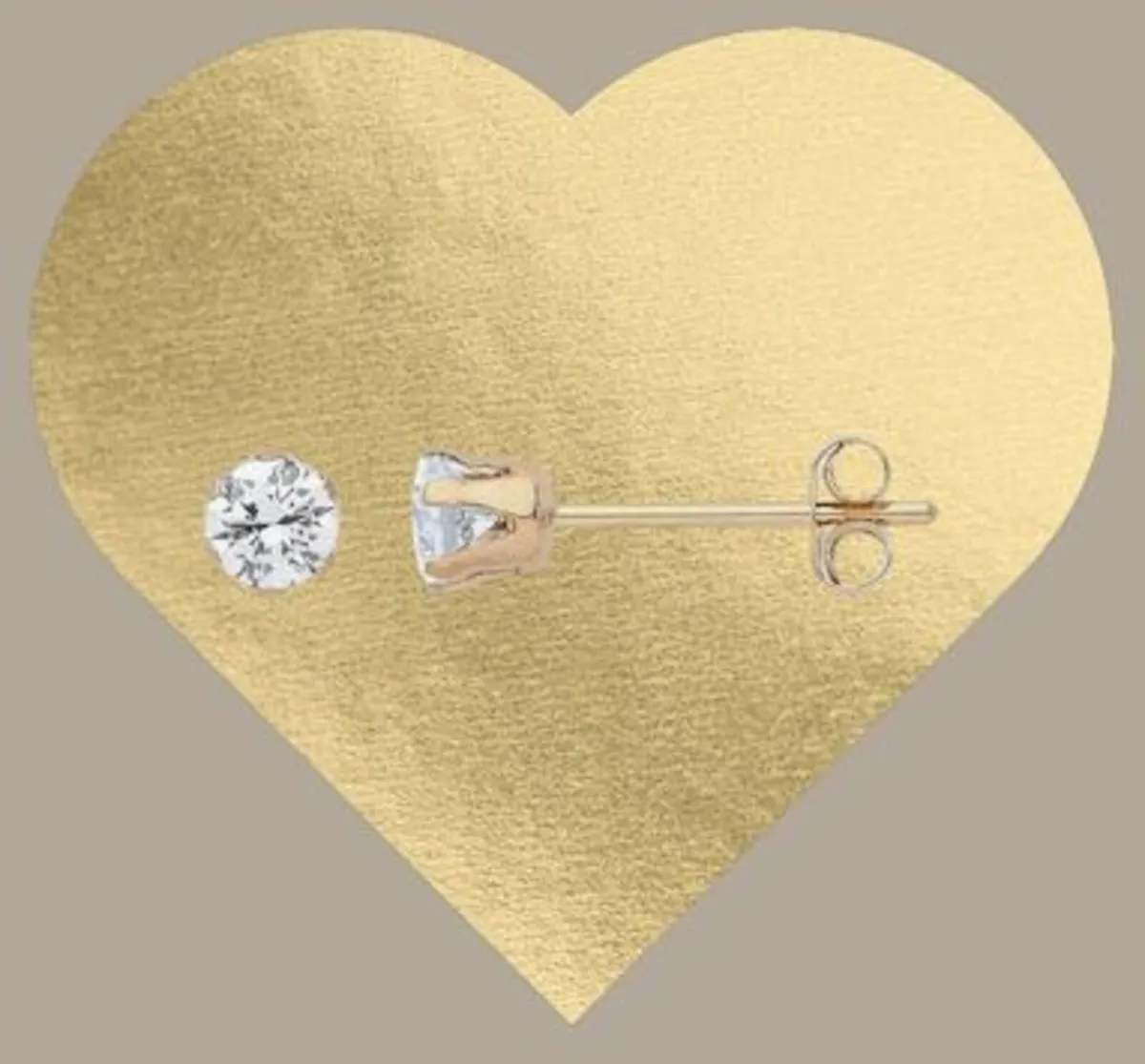 Classic 9k Gold Diamond Solitaires - Image 1