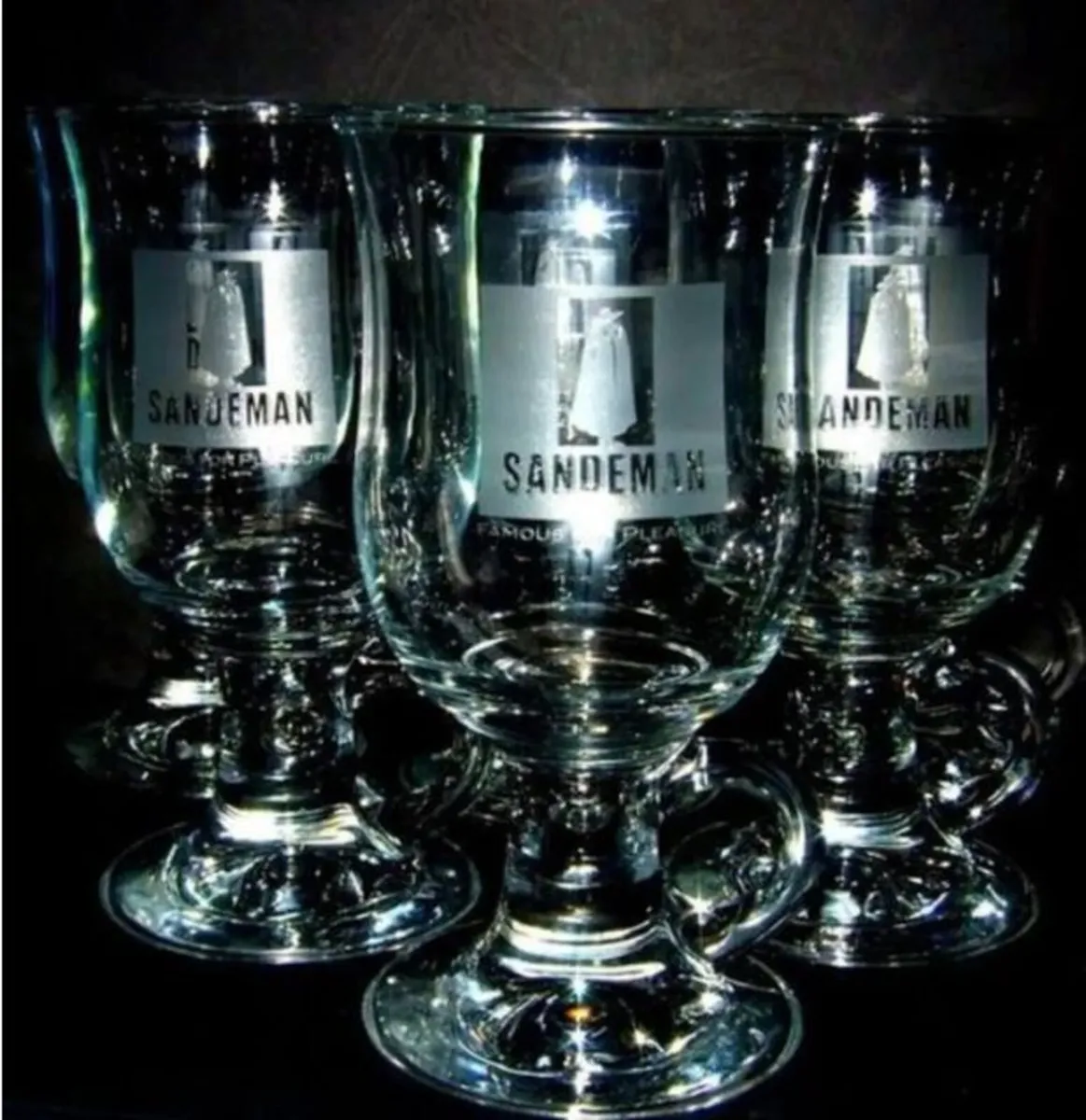6 Sandeman Glass Mugs - Image 1