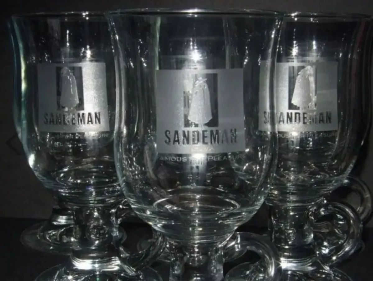 6 Sandeman Glass Mugs - Image 3