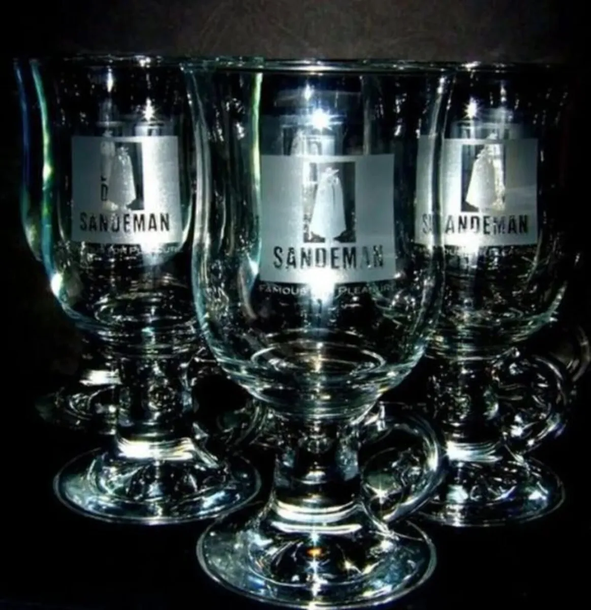 6 Sandeman Glass Mugs - Image 4