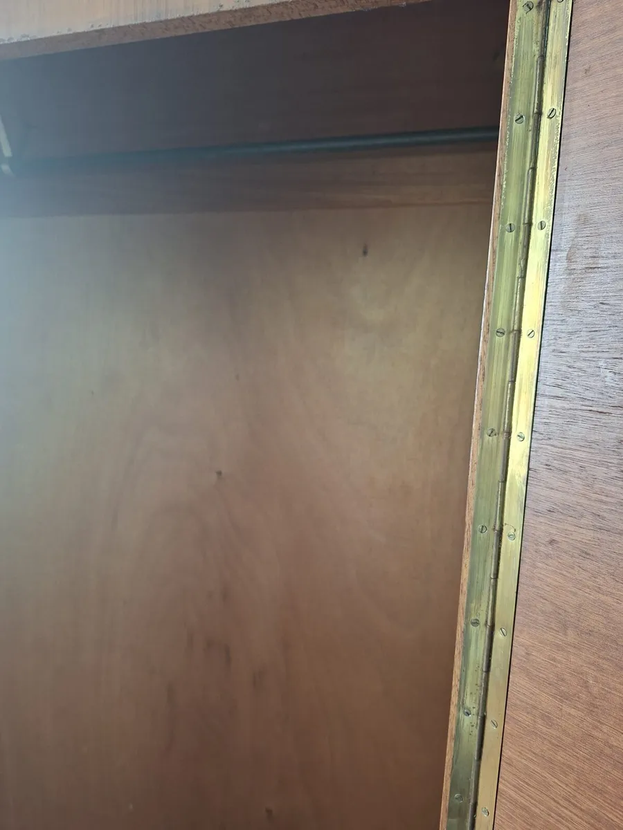 Mid-Century 3 piece bedroom set burr walnut - Image 2