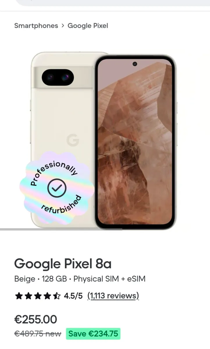 Google Pixel 8a 128 gb - Image 1