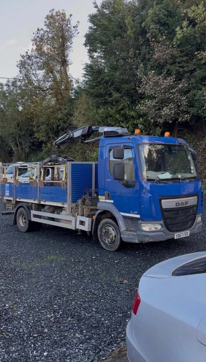 2017 DAF 45/210 Dropside with Crane 12Ton - Image 2