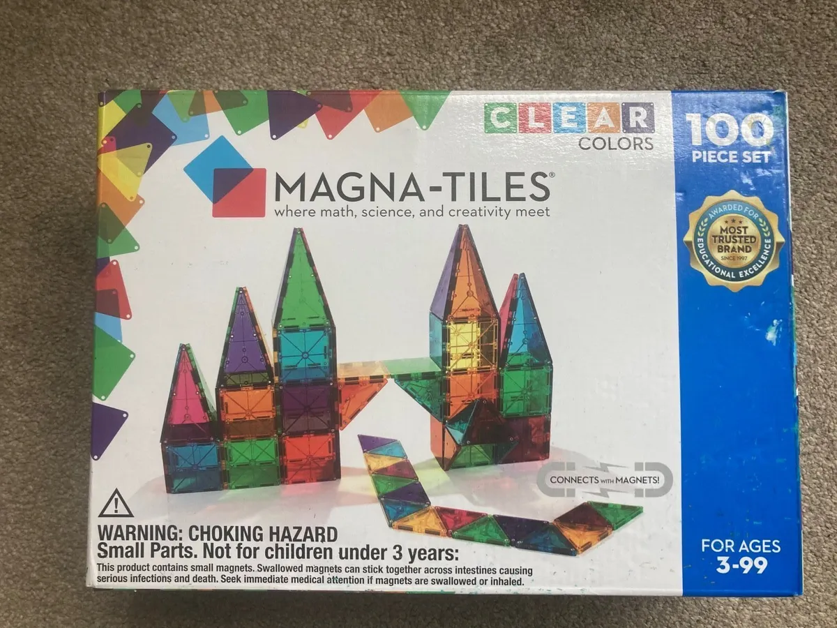 Magna Tiles 100 piece set- New - Image 1
