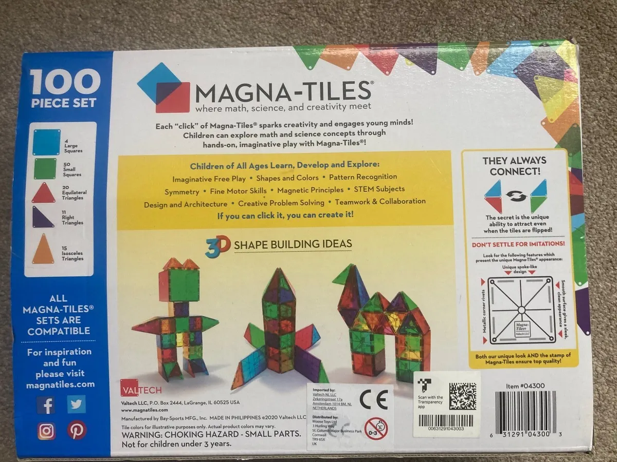 Magna Tiles 100 piece set- New - Image 2