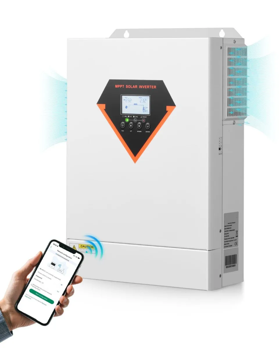 6000W Hybrid Solar Inverter 48V MPPT Off-Grid - Image 1