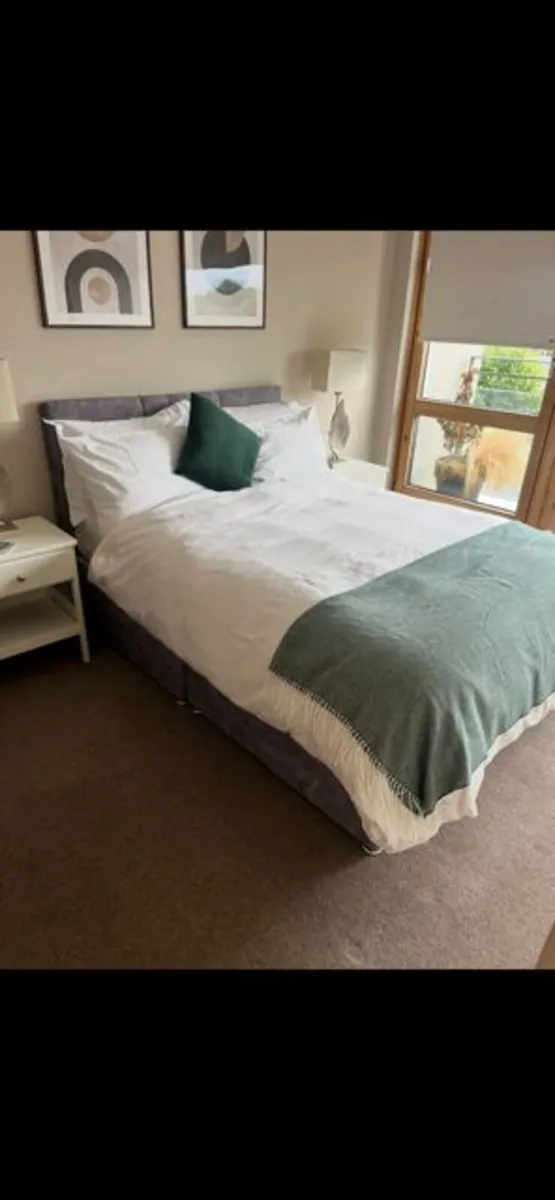 Double bed and mattress - Image 1