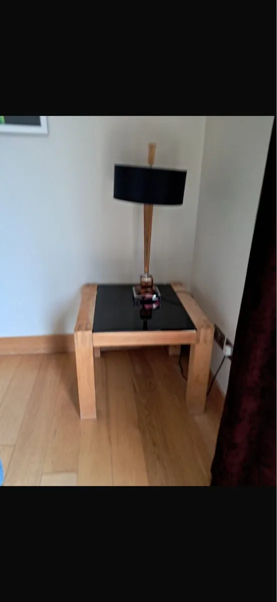 Hall glass top hall table & Coffee table - Image 2