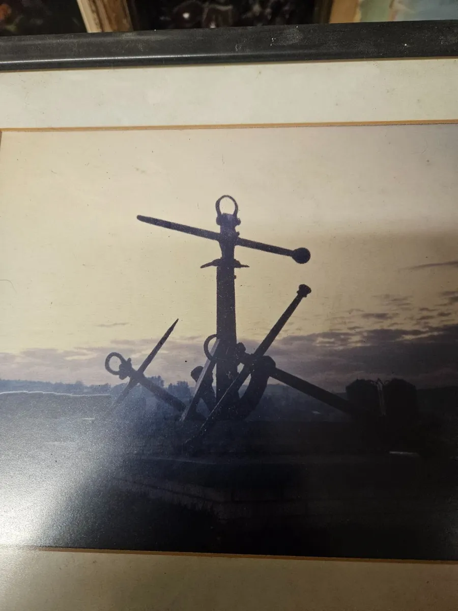 Picture Print Photograph Wicklow Harbour Anchors - Image 2