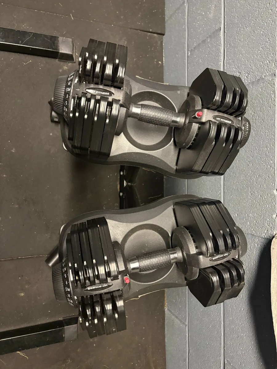 Adjustable Dumbells - 40kg - Image 2