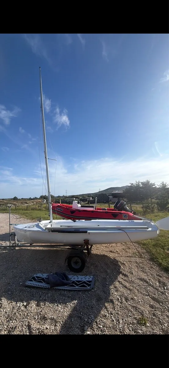 420 sailing dinghy - Image 4