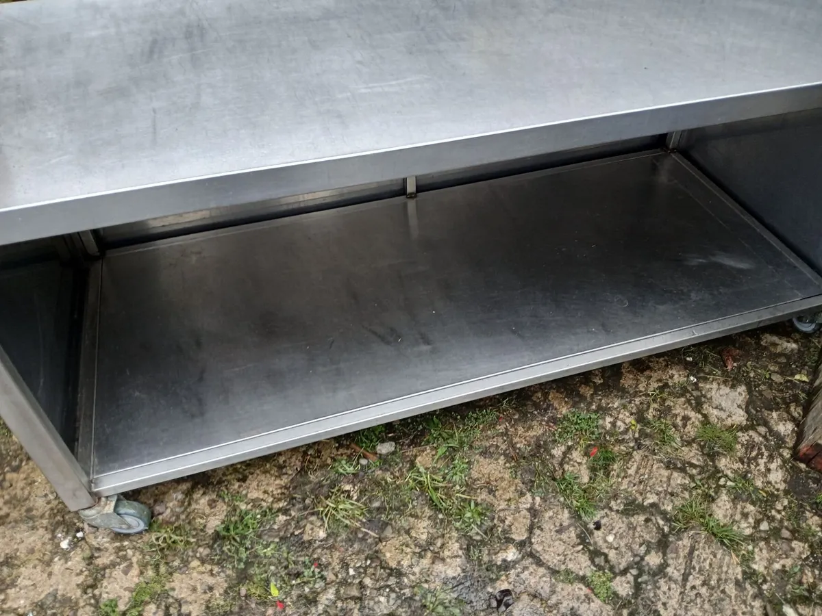 Staneless steel cabbinet..work bench delivered - Image 1