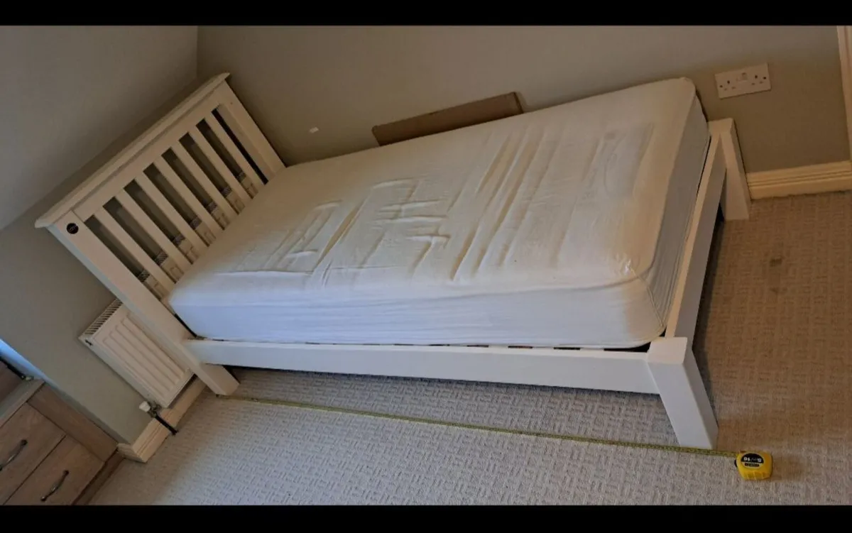 Single White Bed frame - Image 2