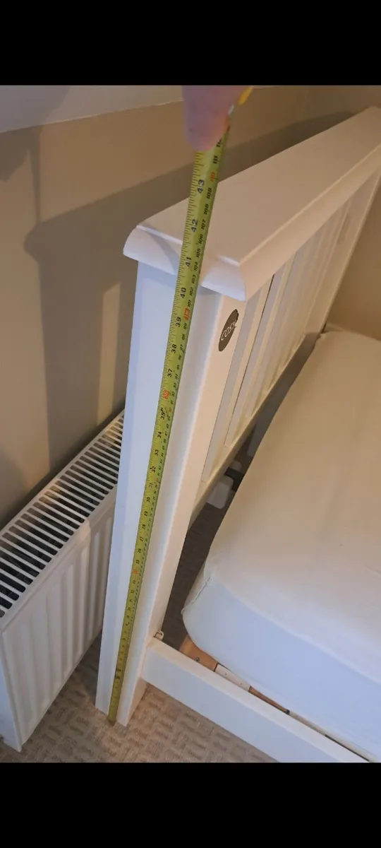 Single White Bed frame - Image 3