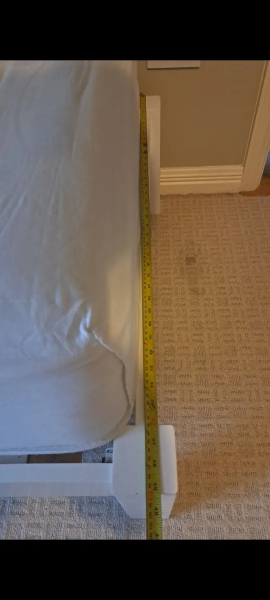 Single White Bed frame - Image 4