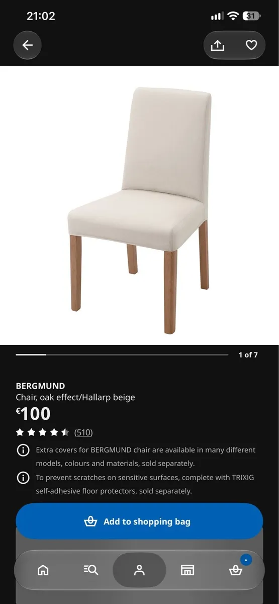 Dining table + 2 chairs - Image 4