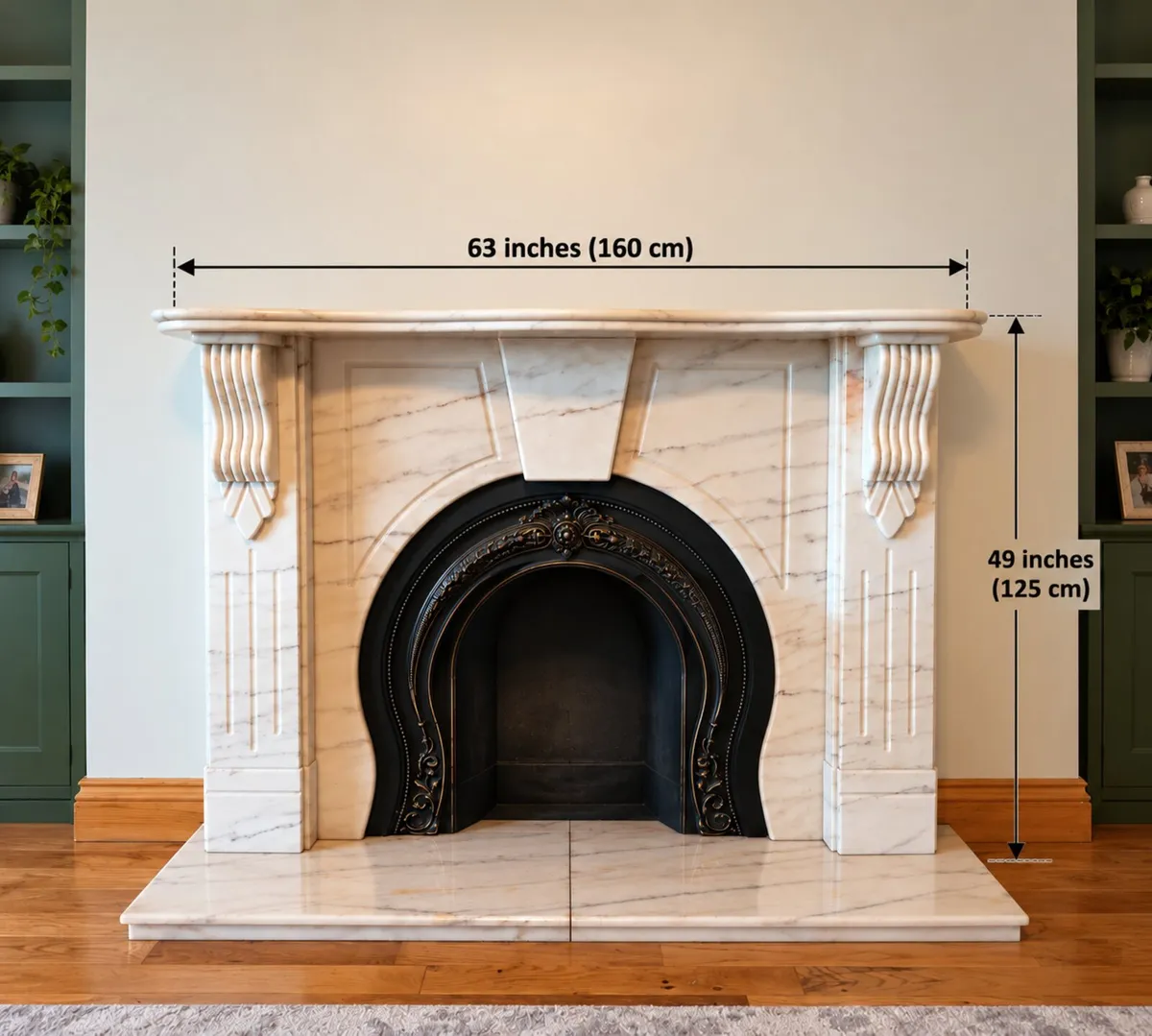 Fire mantle piece
