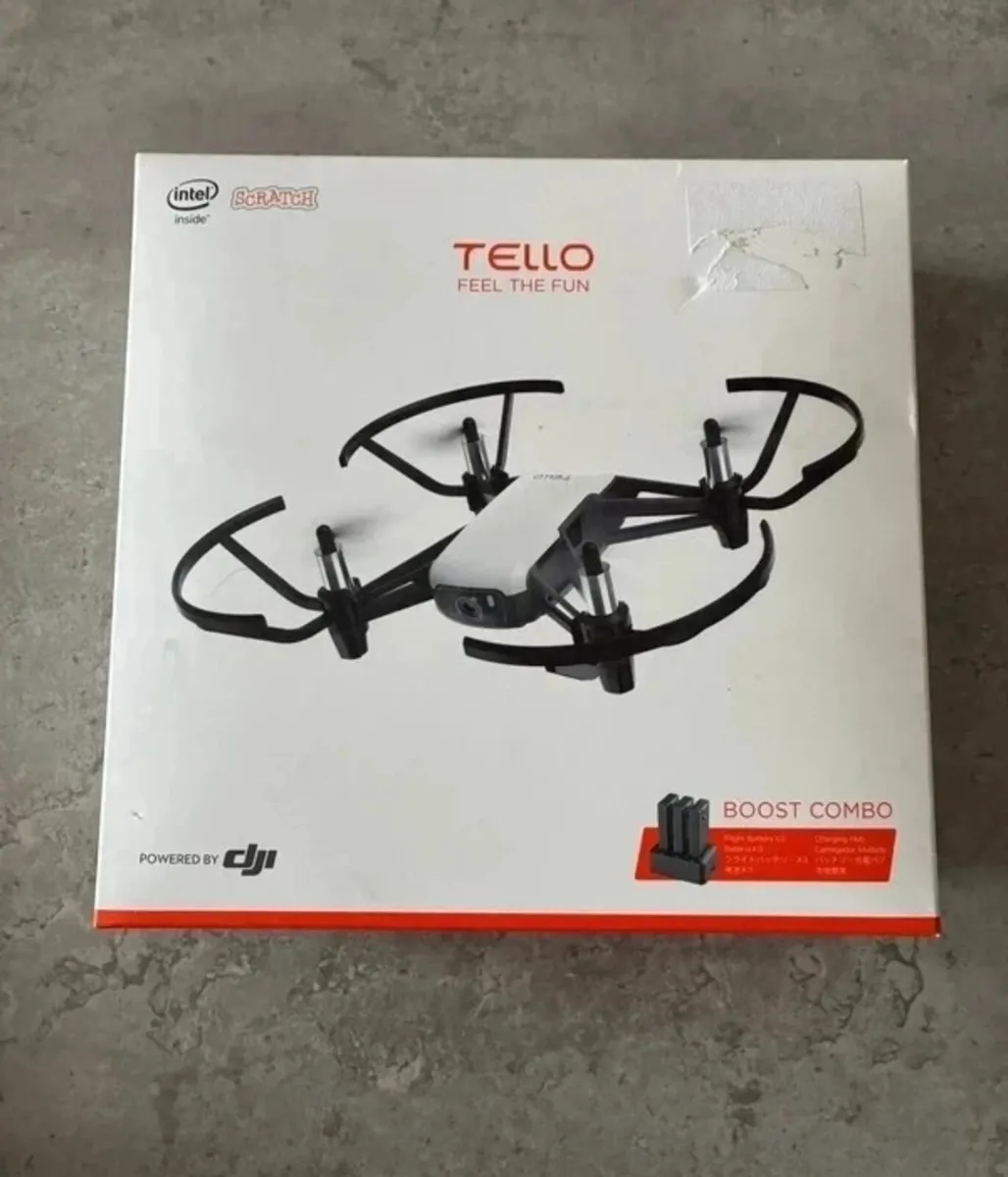 DJI Tello mini drone in white and black - Image 3