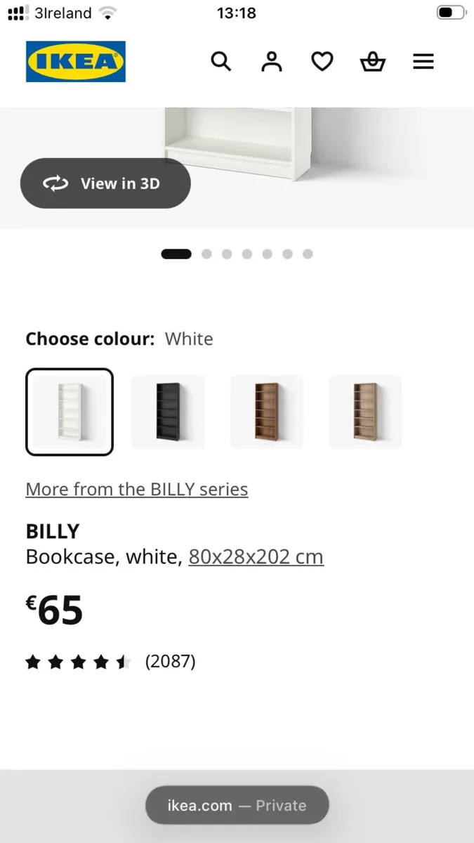 Ikea Billy shelf - Image 3