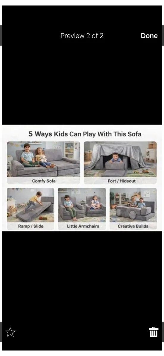 Bunky kids sofa - Image 2
