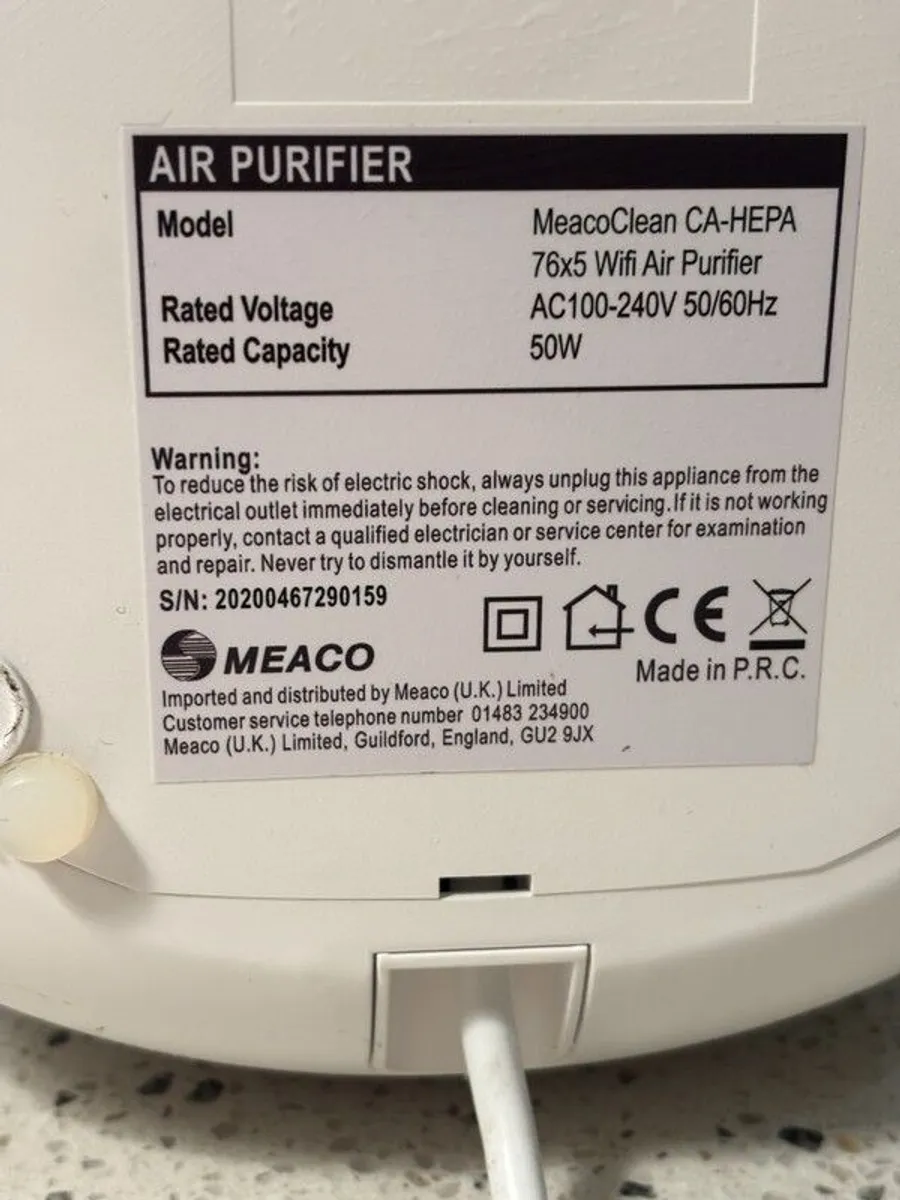 Air Purifier Meaco - Image 4