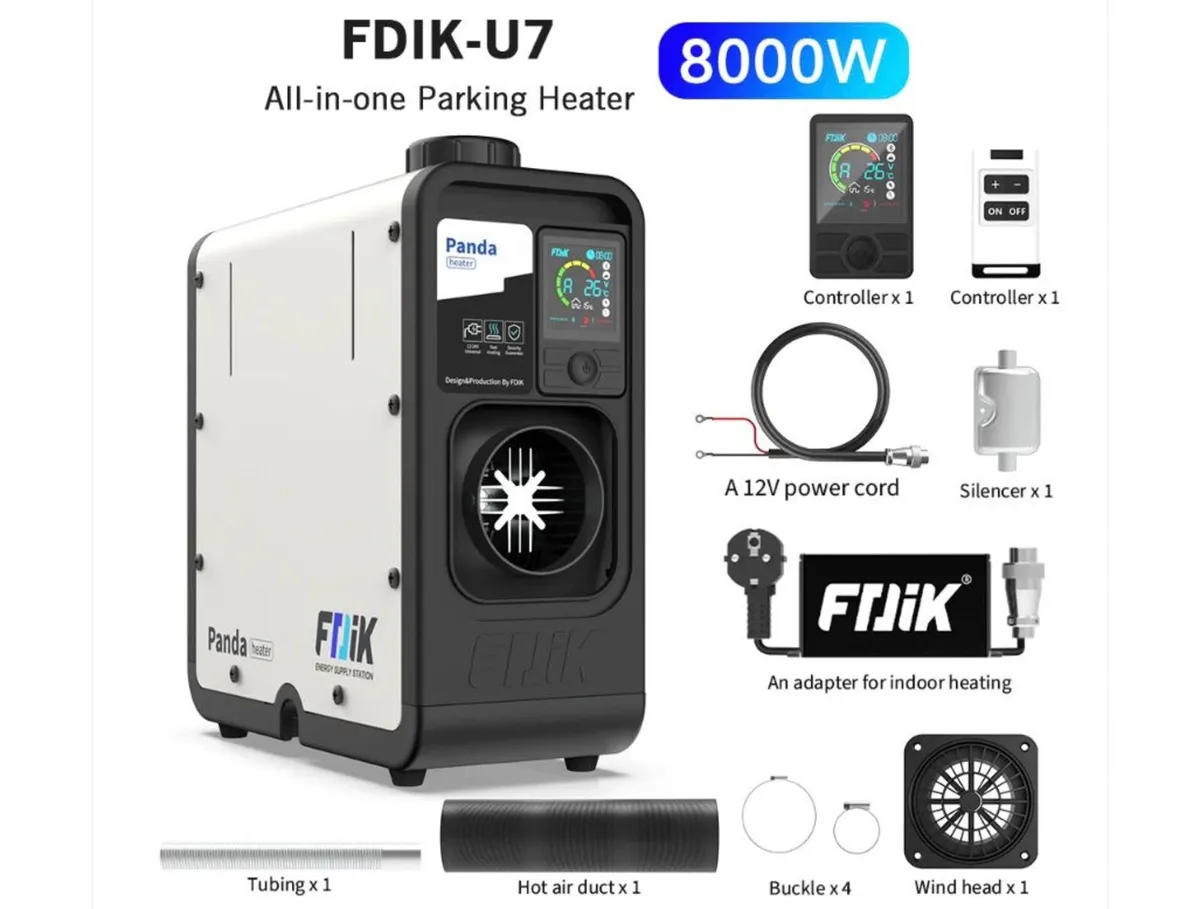 New Diesel / Kerosene Heater 8KW 12/24/220V APP - Image 1