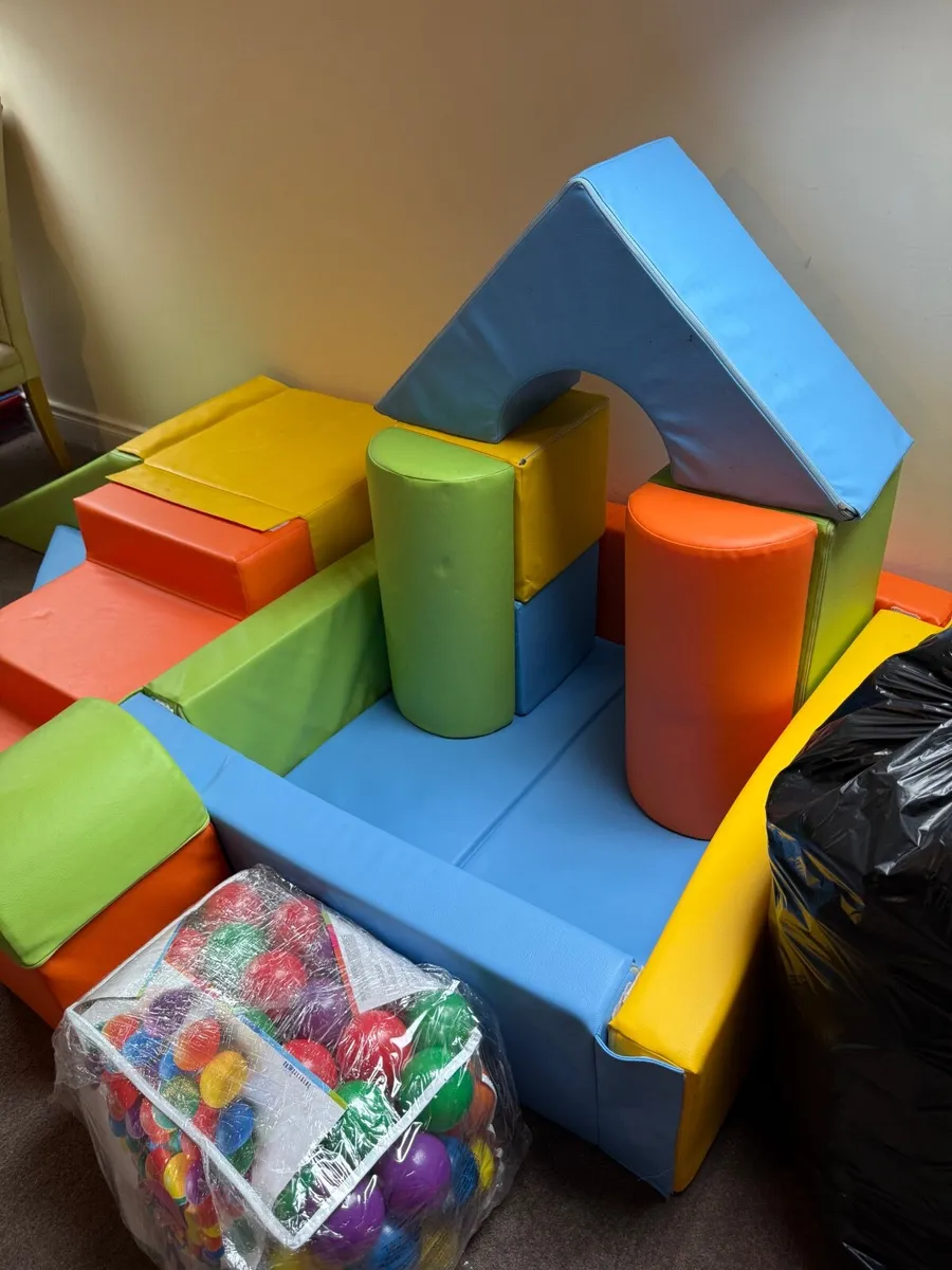 Soft Play Set – Ball Pit, Castle Blocks, Step & Sl - Image 3